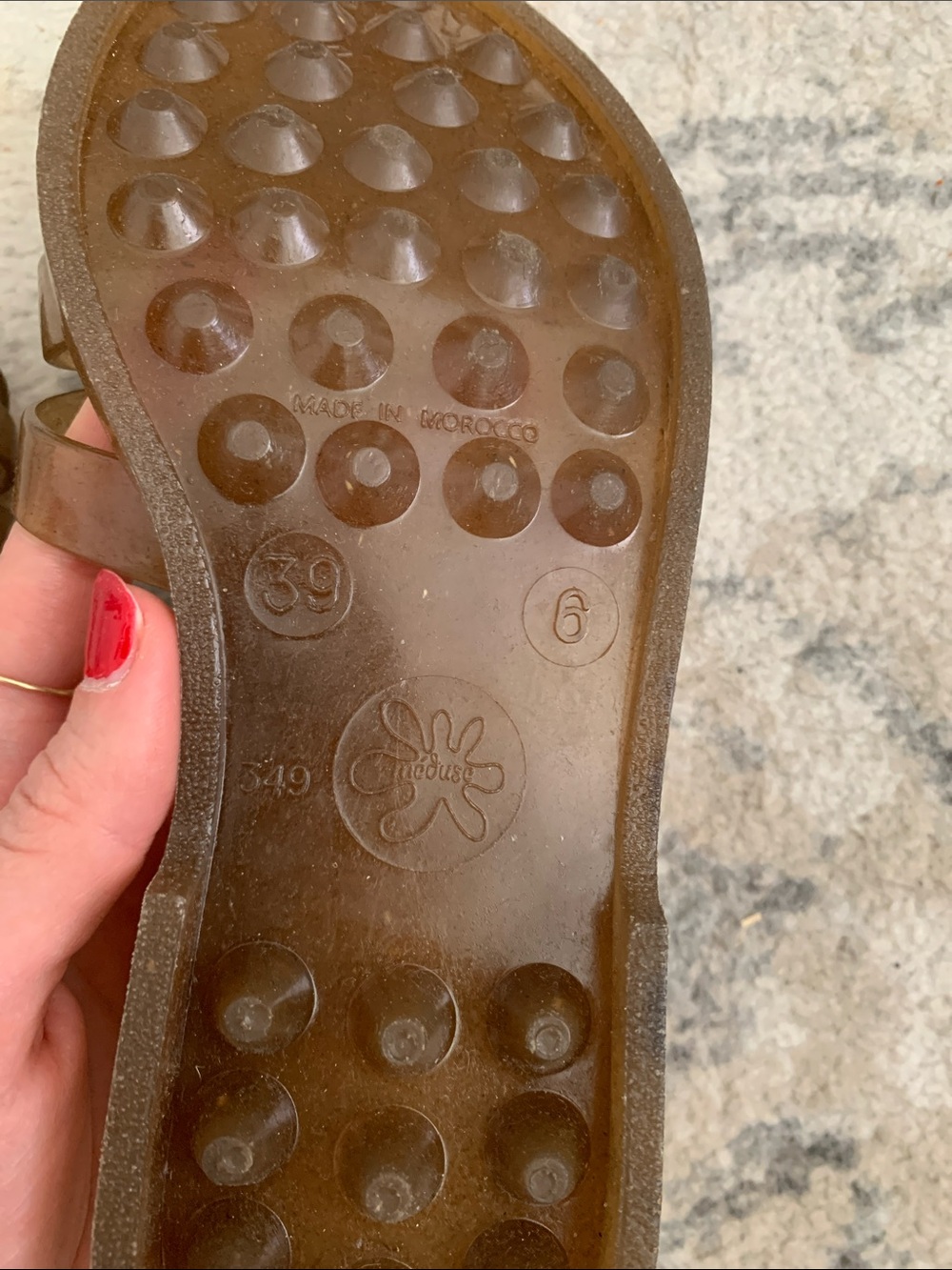 Plasticana Méduse Hemp Jelly Sandals - Picture 5 of 5